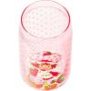 Silver Buffalo Wednesday Addams Family “On Wednesdays We Wear Black” Glass Jar Tumbler with Bamboo Lid and Glass Straw, 16 Ounces(Strawberry Shortcake White Polka Dot)