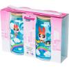 Silver Buffalo Wednesday Addams Family “On Wednesdays We Wear Black” Glass Jar Tumbler with Bamboo Lid and Glass Straw, 16 Ounces(The Powerpuff Girls (2 Pack))