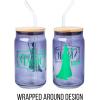 Silver Buffalo Wednesday Addams Family “On Wednesdays We Wear Black” Glass Jar Tumbler with Bamboo Lid and Glass Straw, 16 Ounces(Wicked Elphaba)