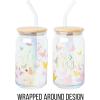 Silver Buffalo Wednesday Addams Family “On Wednesdays We Wear Black” Glass Jar Tumbler with Bamboo Lid and Glass Straw, 16 Ounces(Wicked Glinda)