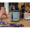 Silver Buffalo Wednesday Addams Give Me a Hand Ceramic Camper Mug, 20 Ounces(We Wear Black)