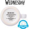 Silver Buffalo Wednesday Addams Give Me a Hand Ceramic Camper Mug, 20 Ounces(Wednesday Give Me a Hand)