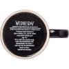 Silver Buffalo Wednesday Addams Give Me a Hand Ceramic Camper Mug, 20 Ounces(Wednesday Not Weird)