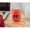 Silver Buffalo Winnie The Pooh Up and Away Double Wall Stainless Steel Stemless Tumbler w/Lid, 10-Ounces(Disney Classics Heart Hands)