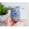 Silver Buffalo Winnie The Pooh Up and Away Double Wall Stainless Steel Stemless Tumbler w/Lid, 10-Ounces(The Office Employee of the Month)