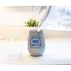 Silver Buffalo Winnie The Pooh Up and Away Double Wall Stainless Steel Stemless Tumbler w/Lid, 10-Ounces(The Office Employee of the Month)