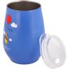 Silver Buffalo Winnie The Pooh Up and Away Double Wall Stainless Steel Stemless Tumbler w/Lid, 10-Ounces(Winnie The Pooh)