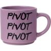 Silver Buffalo Winnie the Pooh 100 Acre Wood Destination 4-Pack Ceramic Mug Stack, 10-Ounces(Friends Text Boxed)