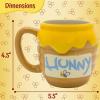 Silver Buffalo Winnie the Pooh Honey “Hunny” Pot Ceramic 3D Sculpted Coffee Mug, 23 Ounces(Hunny Pot)