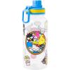 Silver Buffalo Bratz Airbrush Featuring Yasmin, Sasha, Jade, and Cloe Twist Spout Plastic Water Bottle with Stickers You Stick Yourself, 32 Ounces(Hello Kitty and Friends)