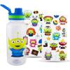 Silver Buffalo Bratz Airbrush Featuring Yasmin, Sasha, Jade, and Cloe Twist Spout Plastic Water Bottle with Stickers You Stick Yourself, 32 Ounces(Toy Story Alien Characters)