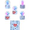 Silver Buffalo Care Bears Light Up Snow Globe Featuring Grumpy Bear, 45mm