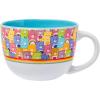 Silver Buffalo Care Bears Pattern Ceramic Soup Mug, 24 Ounces(Care Bears Multi Bear All Over)