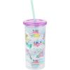 Silver Buffalo Care Bears Rainbow Stars Gold Confetti Cold Cup Featuring Funshine, Grumpy, Good Luck, Bedtime, Cheer, and Tenderheart Bears, 32 Ounces(My Little Pony Cloud Scene)