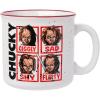 Silver Buffalo Chucky “Good Guys” 4 pack Plastic Cup Set, 22 Ounces(Chucky Moods)