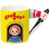Silver Buffalo Chucky “Good Guys” 4 pack Plastic Cup Set, 22 Ounces(Yellow/Multi)