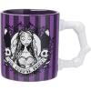 Silver Buffalo Classic Ouija Board Inspired Mystifying Oracle Good Bye Scary Ceramic Black Mug, 20 Ounces(Corpse Bride Sculpted Handle)