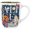 Silver Buffalo Disney Alice in Wonderland Ceramic Mug Featuring Alice and the Cheshire Cat, 25 Ounces(25 Ounces)