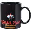 Silver Buffalo Disney Alice in Wonderland Cheshire Cat Curiouser and Curiouser Heat Reveal Ceramic Mug, 20 Ounces(Chucky)