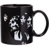 Silver Buffalo Disney Alice in Wonderland Cheshire Cat Curiouser and Curiouser Heat Reveal Ceramic Mug, 20 Ounces(Disney Villains)