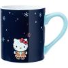 Silver Buffalo Disney Alice in Wonderland Cheshire Cat Curiouser and Curiouser Heat Reveal Ceramic Mug, 20 Ounces(Hello Kitty Gingerbread)