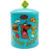 Silver Buffalo Disney Alice in Wonderland Flowers and Mushrooms Glass Cookie Snack Candy Jar with Lid (Small)(Scooby Doo Scooby Snacks (Ceramic))