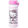 Silver Buffalo Disney Lilo and Stitch “Aloha” Stainless Steel Water Bottle with Swivel Handle, 20 Ounces(Hello Kitty)