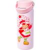Silver Buffalo Disney Lilo and Stitch “Aloha” Stainless Steel Water Bottle with Swivel Handle, 20 Ounces(Strawberry Shortcake)