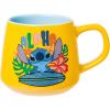 Silver Buffalo Disney Lilo and Stitch Beauty and the Beast Costume Be Our Guest Ceramic Mug, 20 Ounces(Surfboard Glitter (18 Ounces))