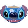 Silver Buffalo Disney Lilo and Stitch Ceramic 3D Sculpted Mug Featuring Stitch, 24 Ounces