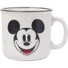 Silver Buffalo Disney Mickey Mouse Smile Wax Resist Ceramic Camper Mug, 20 Ounces
