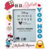 Silver Buffalo Disney Nightmare Before Christmas All Hail the Pumpkin King Tombstone Photo Picture Frame, Grey, 4 x 6 Inches(Disney Minnie Mouse)