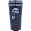 Silver Buffalo Disney Nightmare Before Christmas The Pumpkin King Jack Evil Smiling Stainless Steel Travel Mug, 16 Ounces