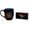 Silver Buffalo Disney Pride Mickey Hands Ceramic Camper Style Coffee Mugs, 20 Ounces(Rainbow Pride)