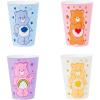 Silver Buffalo Disney Princess Featuring Belle, Snow White, Ariel, and Cinderella Floral 4 Pack Plastic Mini Cup Set, 1.5 Ounces(Care Bears)