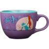 Silver Buffalo Disney Princess Little Mermaid Ariel Moonlight Ceramic Soup Mug, 24 Ounces, 1 Count (Pack of 1)(Little Mermaid Ariel Moonlight Soup Mug (24 Ounces))