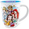 Silver Buffalo Disney Princess Mystic Tarot Card Featuring Cinderella, Ariel, Tiana, and Belle Ceramic Camper Mug, 20 Ounces(I Woke Up Like This Wide Rim (16 Ounces))