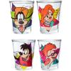 Silver Buffalo Disney Vintage Minnie Mouse 4 Pack Mini Glasses Set, 1.5 Ounce(A Goofy Movie)