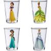 Silver Buffalo Disney Vintage Minnie Mouse 4 Pack Mini Glasses Set, 1.5 Ounce(Disney Princess Full Body)