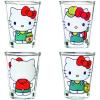 Silver Buffalo Disney Vintage Minnie Mouse 4 Pack Mini Glasses Set, 1.5 Ounce(Hello Kitty Camping Gear)