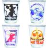 Silver Buffalo Disney Vintage Minnie Mouse 4 Pack Mini Glasses Set, 1.5 Ounce(Ratatouille)
