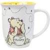 Silver Buffalo Disney Winnie the Pooh Fall Leaves Pattern Ceramic Camper Mug, 20 Ounces(Ceramic Mug with Wide Rim (16 Ounces))