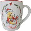 Silver Buffalo Disney Winnie the Pooh Fall Leaves Pattern Ceramic Camper Mug, 20 Ounces(Jumbo Ceramic Mug (25 Ounces))
