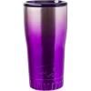 Silver Buffalo Double Walled Vacuum Insulated Stainless Steel Water Bottle, 20-ounce, Rose Gold(Ombre Purple)