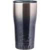 Silver Buffalo Double Walled Vacuum Insulated Stainless Steel Water Bottle, 20-ounce, Rose Gold(Ombre Silver)