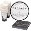 Silver Buffalo Friday the 13th 32 Pack Partyware Disposable Paper Plates and Napkins(Friends New York Skyline (60 Pack))