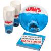 Silver Buffalo Friday the 13th 32 Pack Partyware Disposable Paper Plates and Napkins(Jaws (60 Pack))