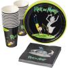 Silver Buffalo Friday the 13th 32 Pack Partyware Disposable Paper Plates and Napkins(Rick and Morty (60 Pack))