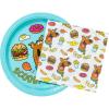 Silver Buffalo Friday the 13th 32 Pack Partyware Disposable Paper Plates and Napkins(Scooby Doo (32 Pack))