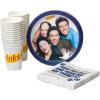 Silver Buffalo Friday the 13th 32 Pack Partyware Disposable Paper Plates and Napkins(Seinfeld (60 Pack))